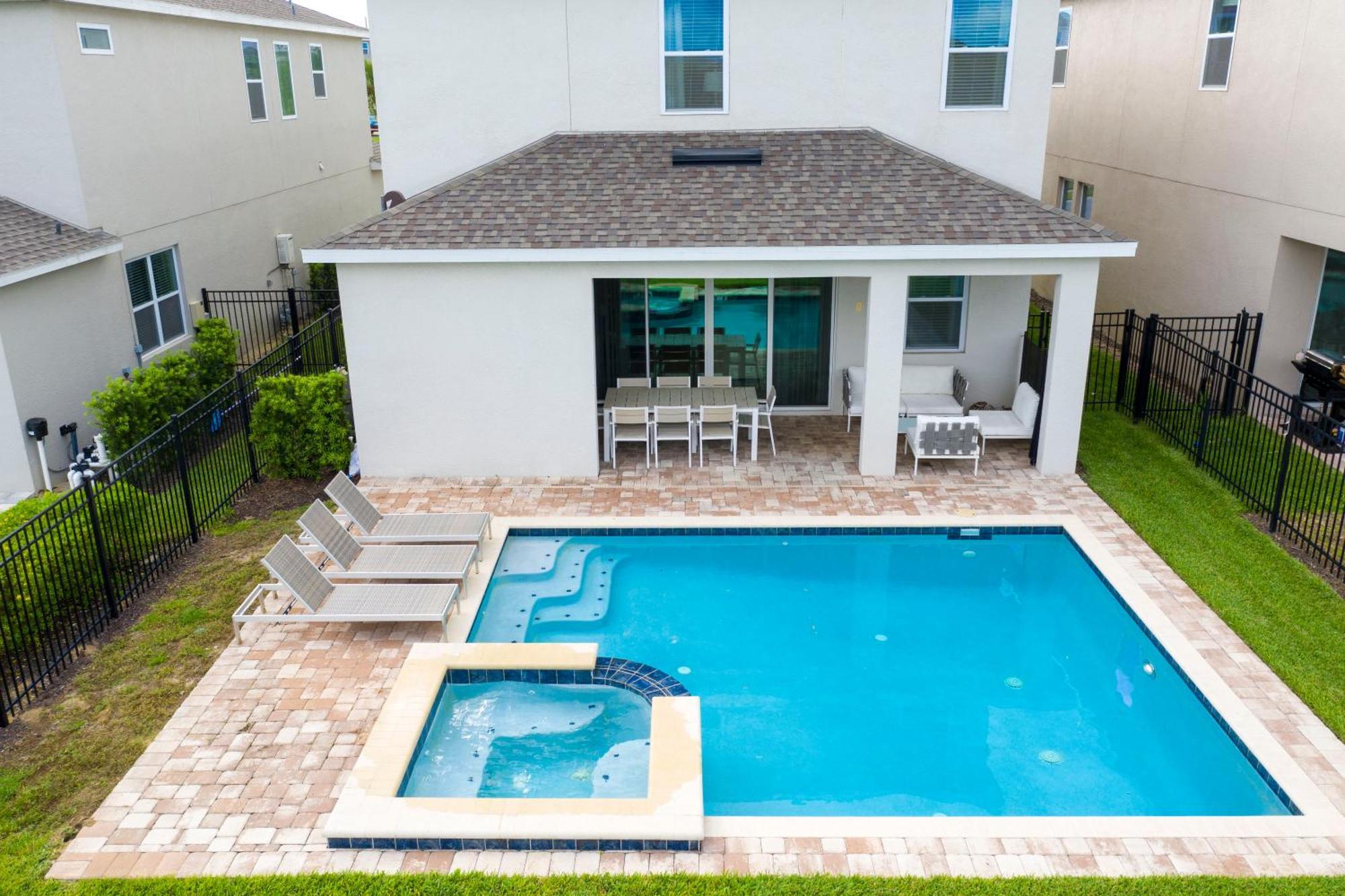 Luxurious 5Bd Private Pool Jacuzzi & Game Room At Encore 7432 올랜도 외부 사진